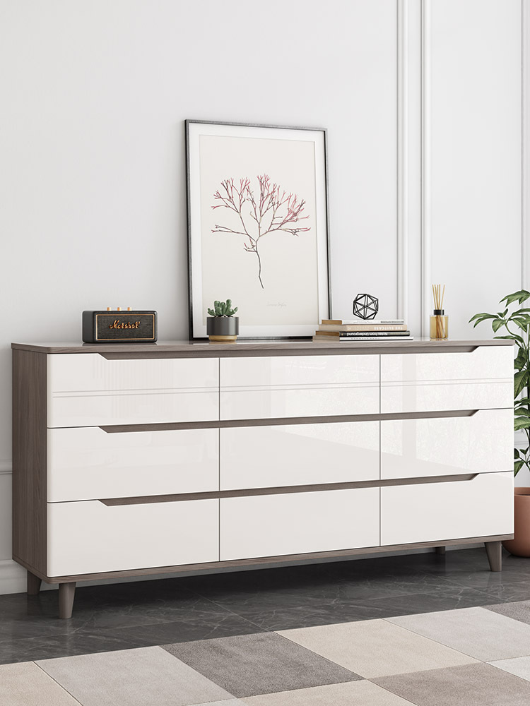 客厅六斗柜橱子轻奢五斗柜卧室靠墙收纳柜实木抽屉柜九斗橱储物柜