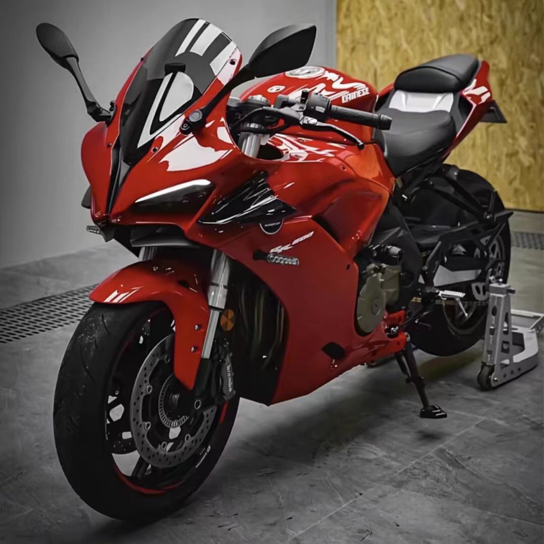 新款钱江qj赛600四缸水冷跑车电喷赛350赛450cc重机车趴赛摩托车