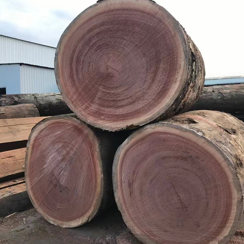 厂家供应刚果沙比利原木板材 实木家具木材用料 乌檀木板材批发