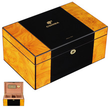 钢琴烤漆雪茄盒雪松木雪茄保湿盒大容量雪茄收纳烟盒HC-106