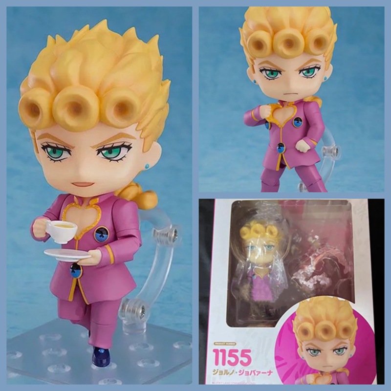 jojo的奇妙冒险 1155#乔鲁诺·乔巴纳 黄金之风 q版粘土 盒装手办
