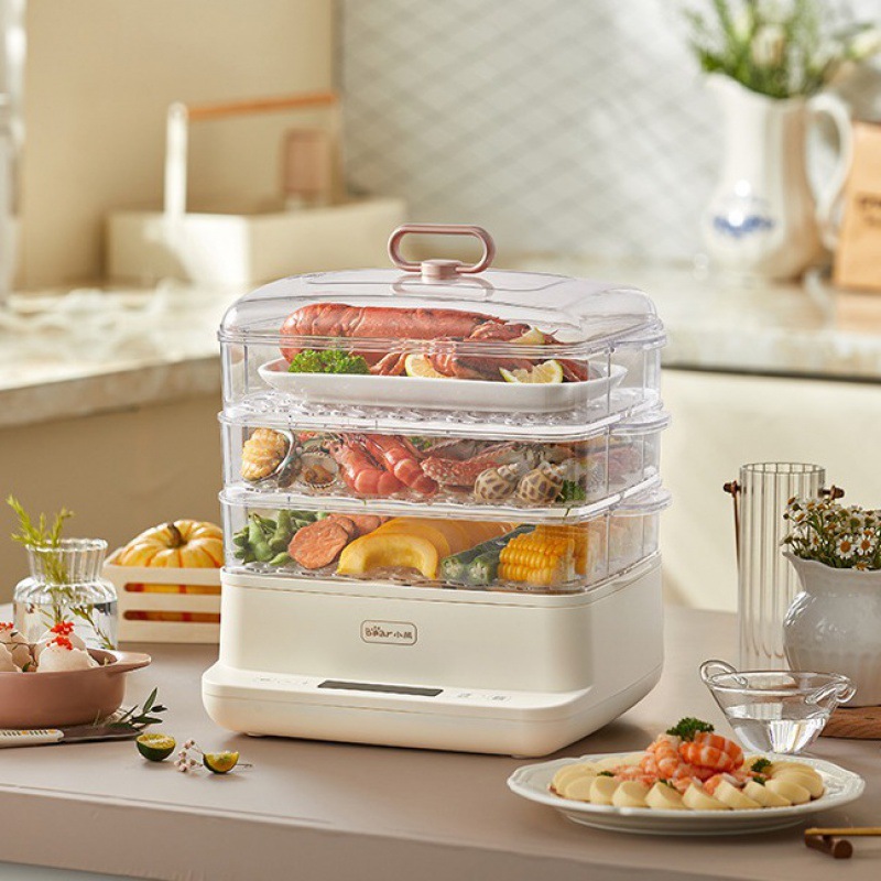 bear/小熊电蒸锅 蒸蛋器多功能早餐机蒸包子三层dzg-ca2d1-阿里巴巴