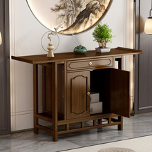 家用新中式实木玄关柜现代客厅佛龛香案简约佛台简约风可简易供桌