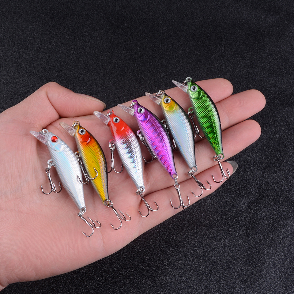 沉水小米诺路亚饵 5cm/3.3g 仿生鱼饵海钓淡水远投翘嘴鲈鱼-阿里巴巴