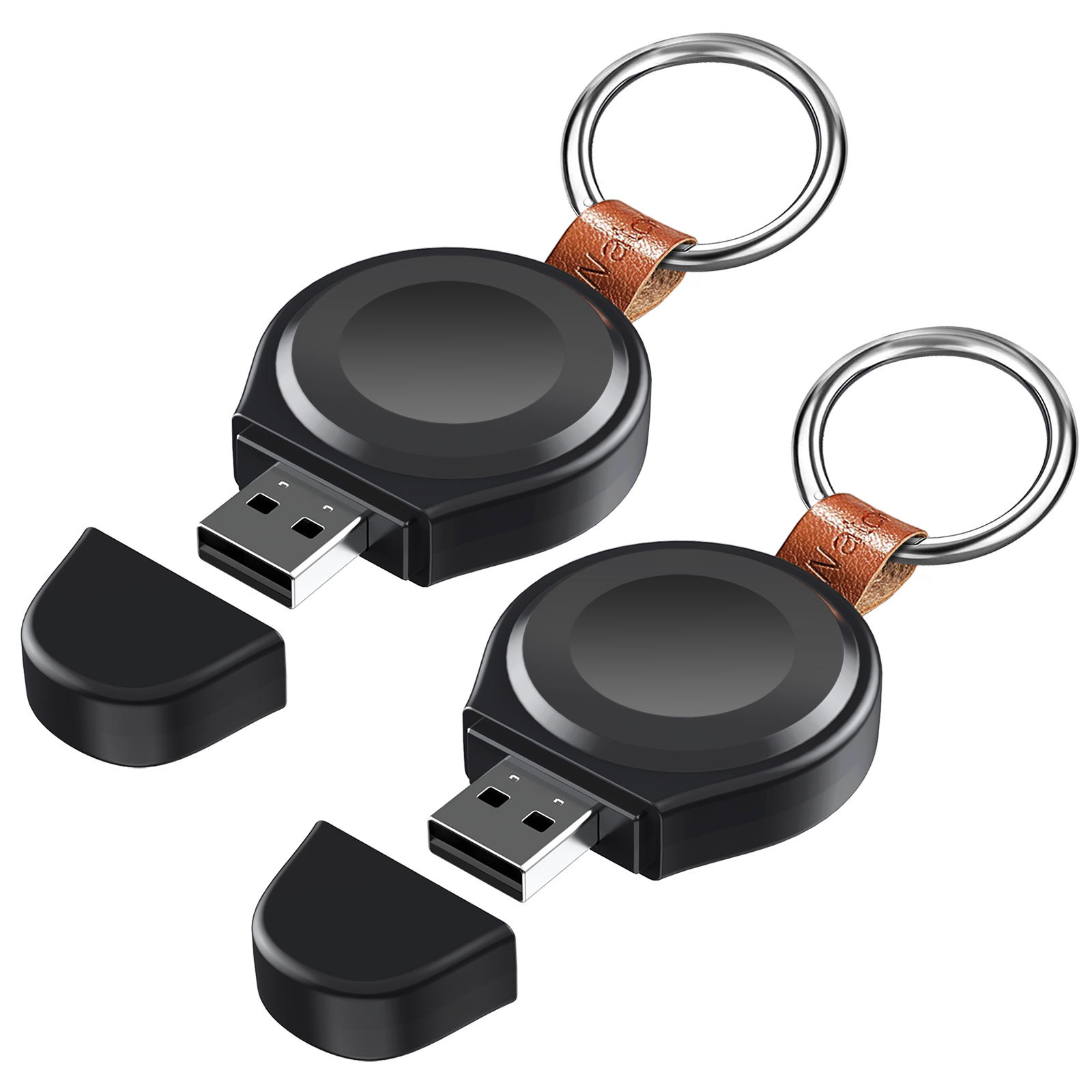 适用于苹果手表充电器iwatch1-7代 se代磁吸无线充电器便携充电器