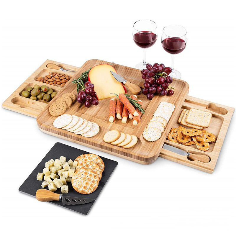 [Quality Home]-Quality Upgrade-Good Material_chopping Board. Cutting Board Bamboo Products Cheese Board Set in Stock Wholesale