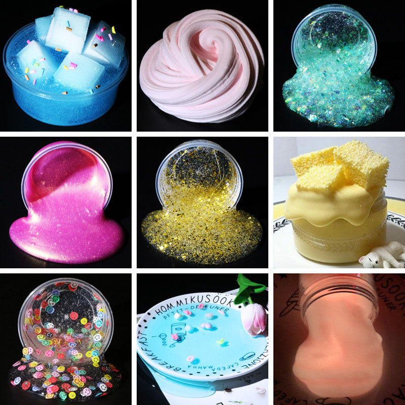 做泥史莱姆起泡胶材料套装全套网红的水晶泥手工制作diy 假水便宜