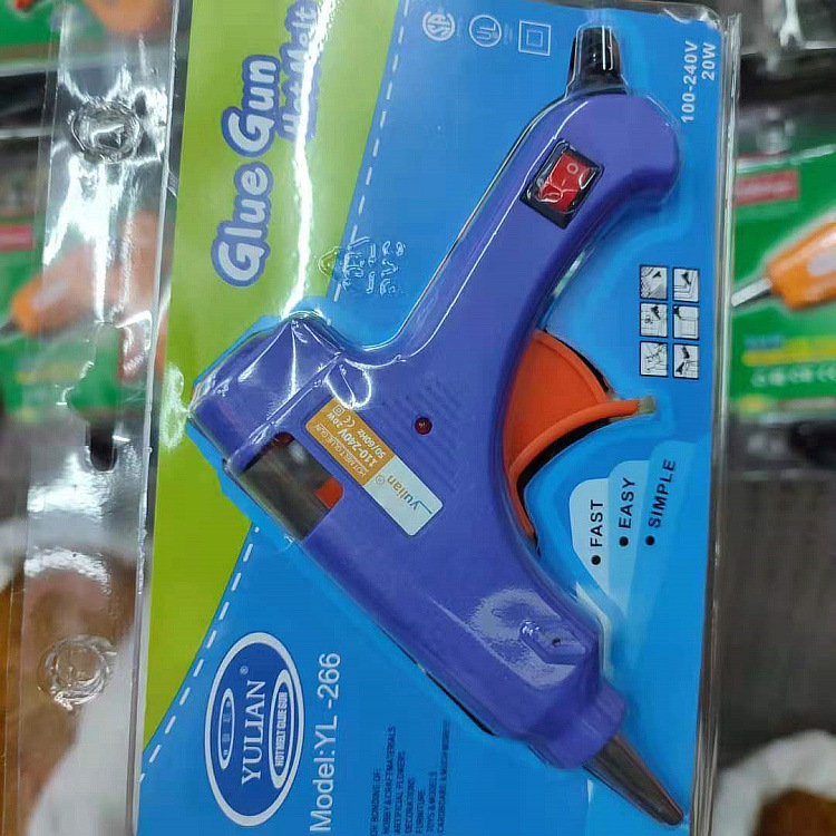 热熔胶枪 手工花环花艺热胶枪家用热敏胶枪高粘强力热熔胶棒批发