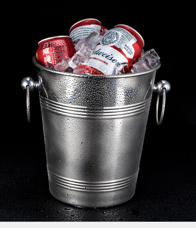 豪华香槟桶架不锈钢单双层冰桶连架冰粒桶带脚架冰酒桶架香槟桶架