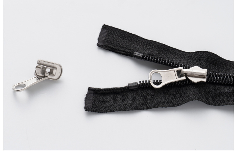 5号尼龙树脂旋转拉链头 金属导轨头双面拉头衣服帐篷睡袋拉链配件