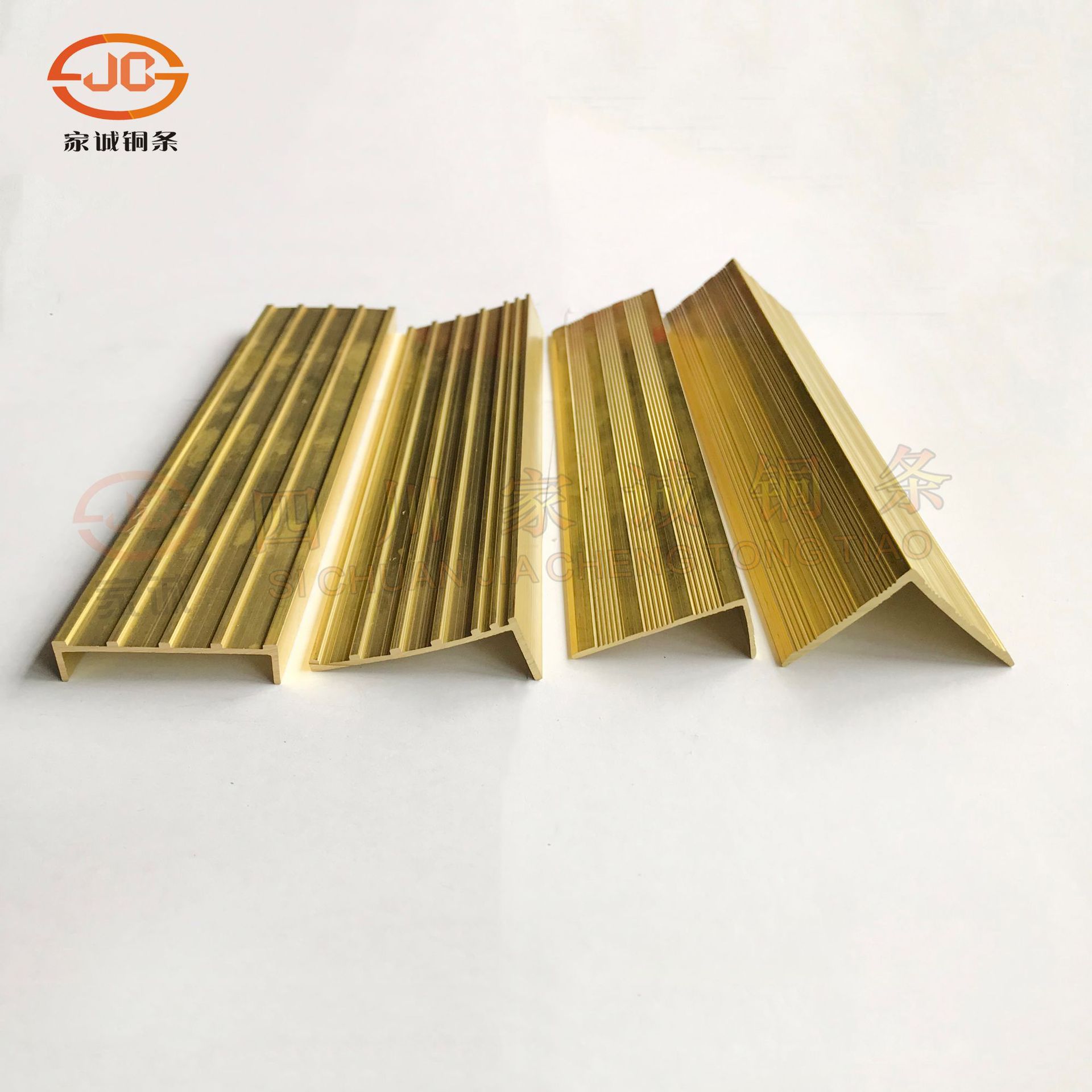 l字型包边护角铜条 楼梯踏步铜条 梯步止滑铜条 铜条加工定制