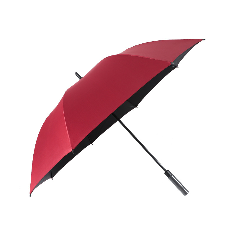 Sun Umbrella Sun Protection Double Double Golf Umbrella Semi-automatic Straight Umbrella Logo Business Advertising Umbrella