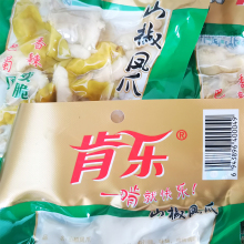 野山椒凤爪泡椒鸡爪凤节100g*10袋即食辣味怀旧鸡肉零食包邮