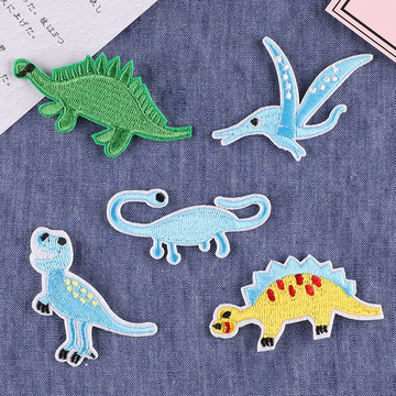电脑绣花恐龙卡通小动物徽章童装服装辅料饰品配件补丁贴布贴