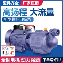 家用全自动自吸螺杆泵自来水增压泵220V高压抽水机电动抽水泵铜芯