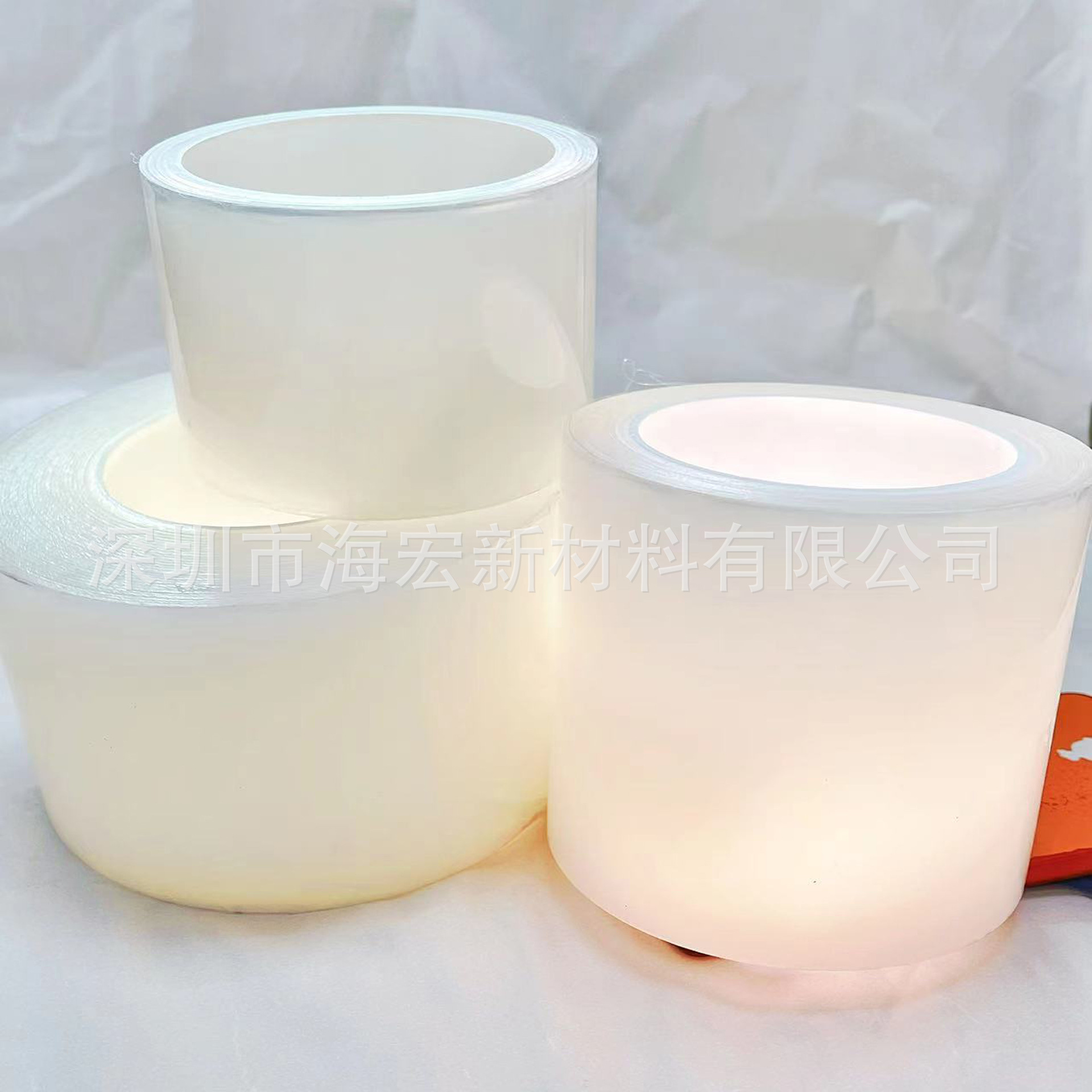 批发PE保护膜车灯镜片玻璃pe网纹膜塑料屏幕铭板薄膜不残胶静电膜