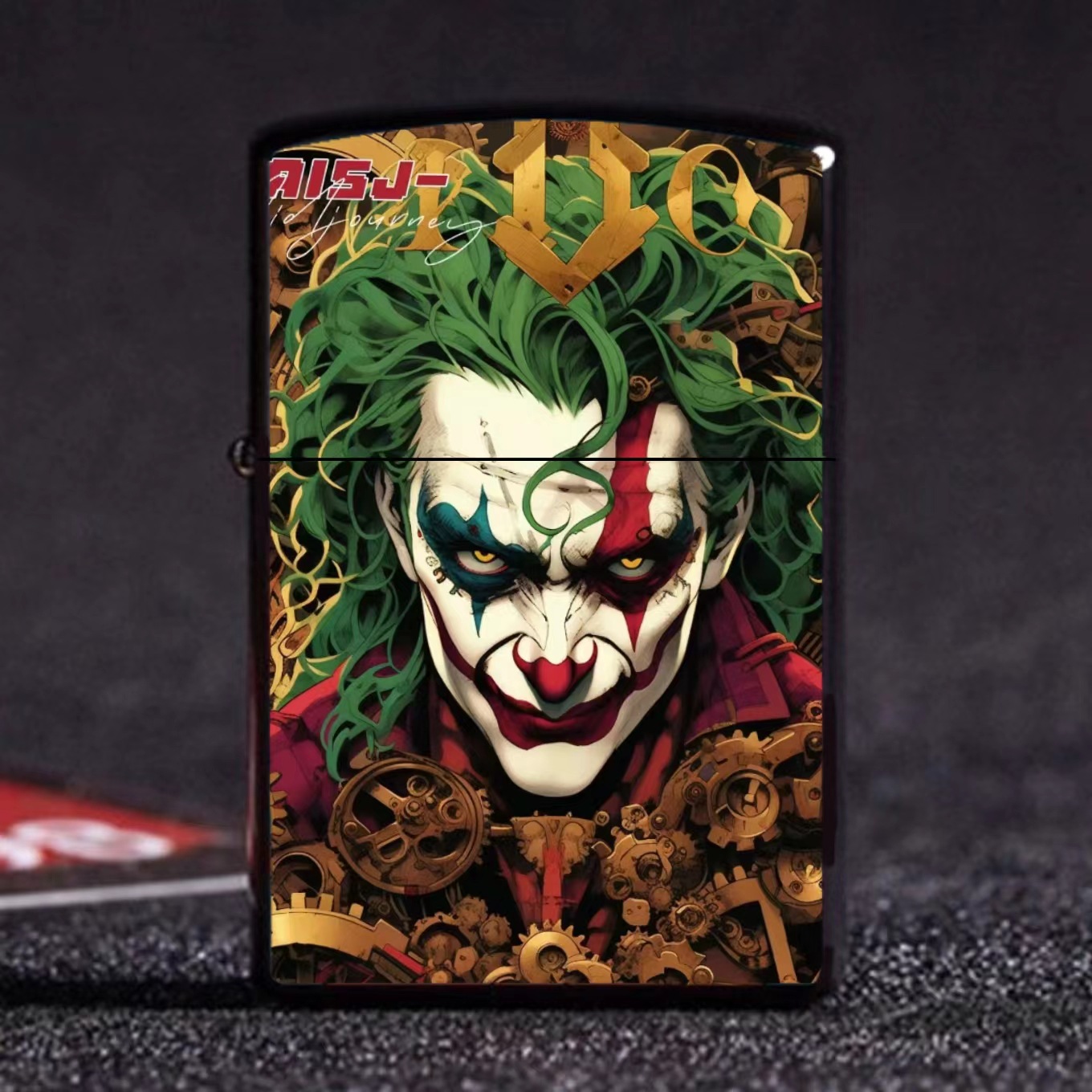 Creative Clown Figure Kerosene Lighter Support One Piece Dropshipping Factory Wholesale Metal Windproof Kerosene Lighter