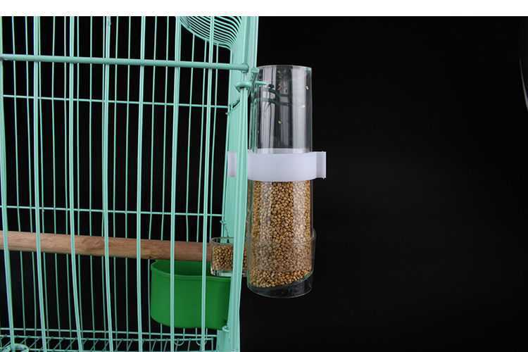 鸟用饮水器自动喂食器八哥鹦鹉食盒防撒防溅下料器饮水器鸟笼配件