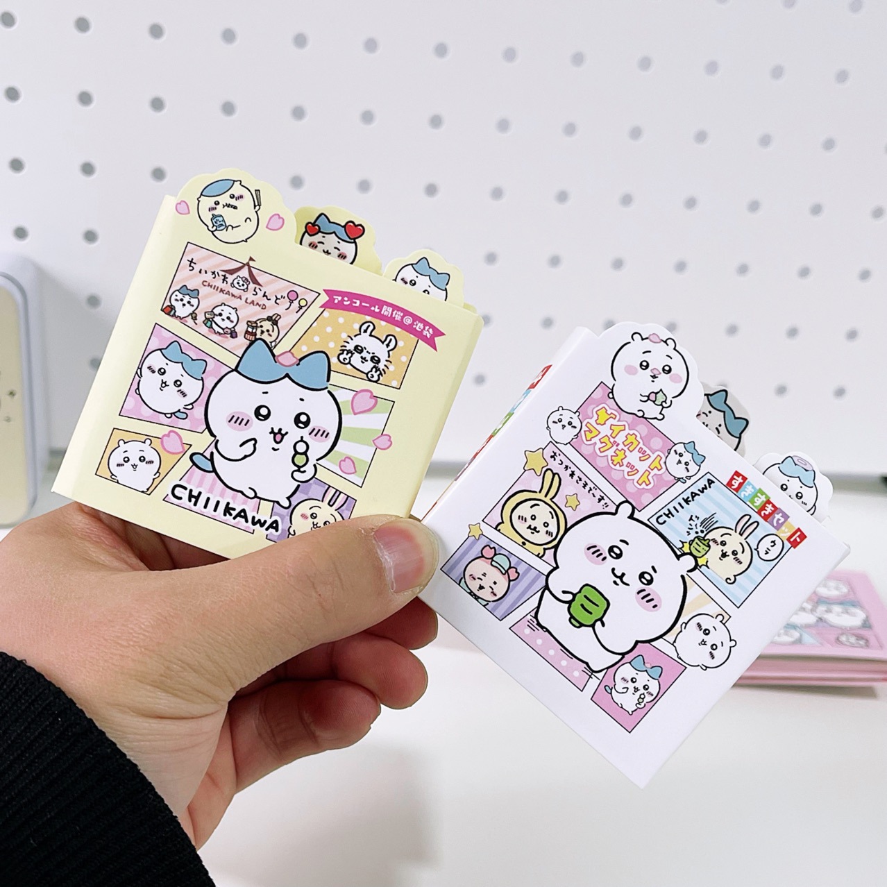 chiikawa卡通可爱六折便签本日系吉伊卡哇留言本备忘录小本子可撕