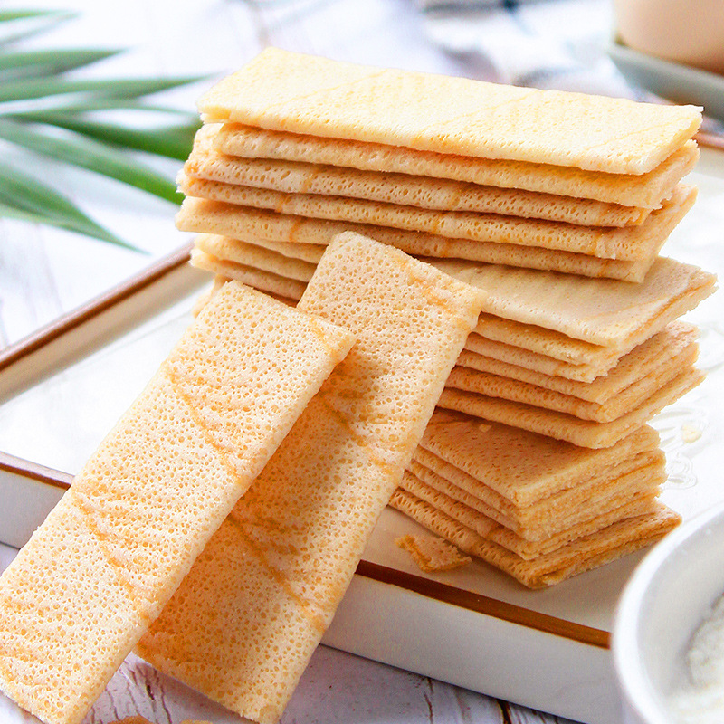 【直播专享】食品海南特产椰香薄饼187g*3盒零食椰汁薄脆饼干