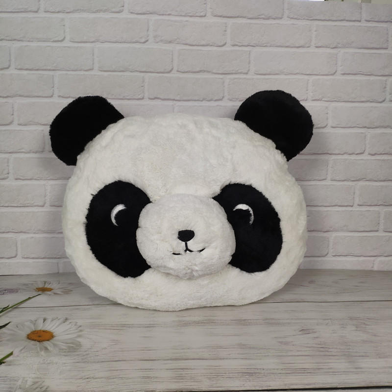 创意熊猫公仔毛绒玩具抱枕沙发靠垫办公室腰垫居家靠枕成都纪念品