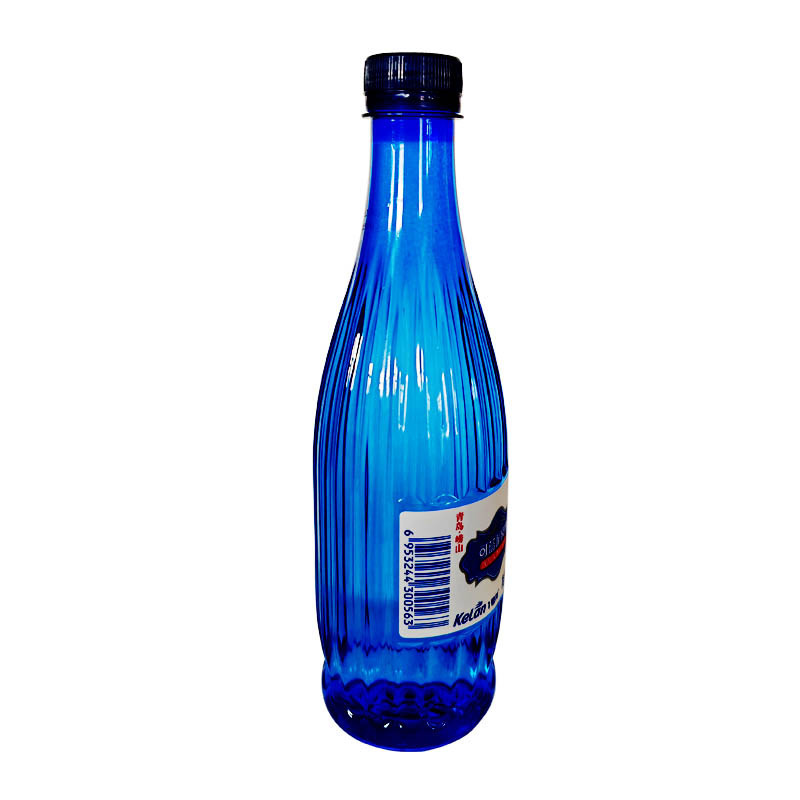 青岛崂山可蓝矿泉水570ml*24瓶饮用天然矿泉水饮用水蓝瓶整箱