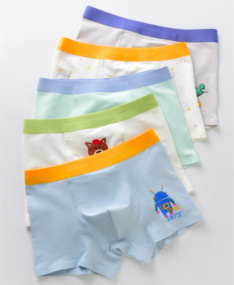 24年新款etx儿童短裤男童内裤大童男孩卡通平角裤青少年学生内裤