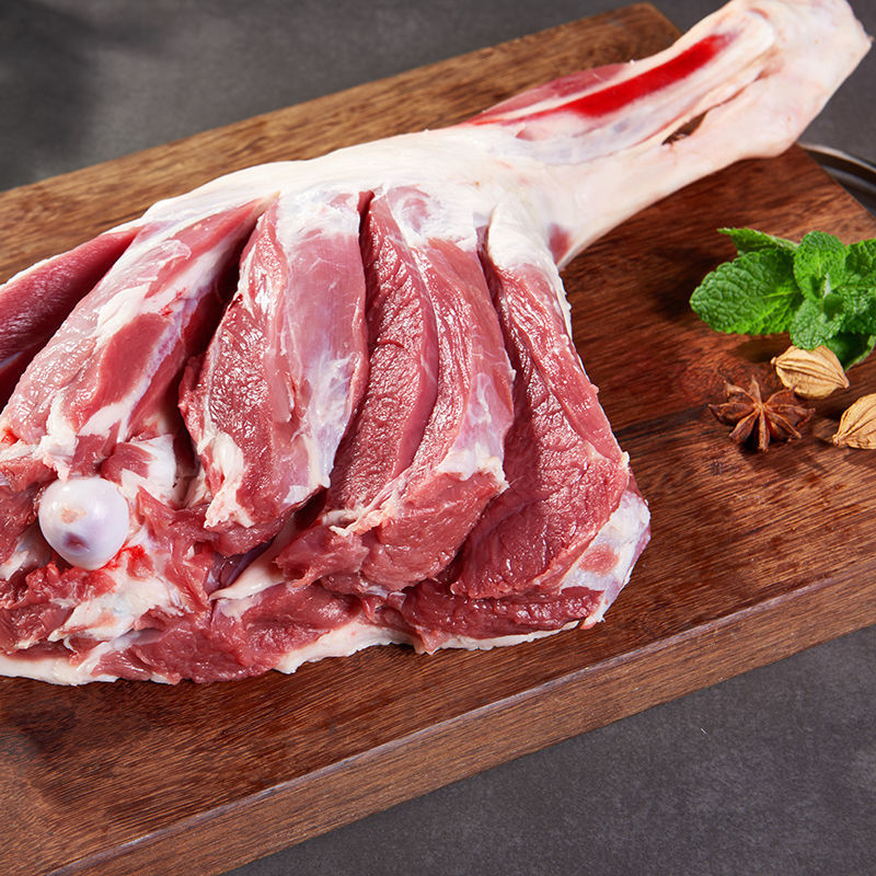 羊肉清真宁夏滩羊羊后腿肉羊腿新鲜羊排羊腿鲜生羊腿速卖通批发