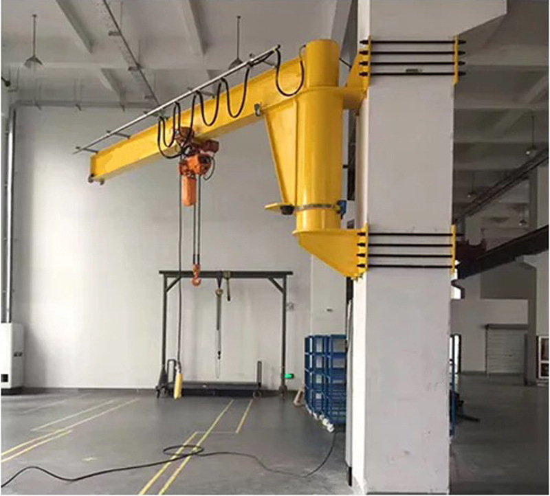 墙壁吊 壁柱式悬臂吊 电动旋转墙壁式墙臂吊 旋臂起重机