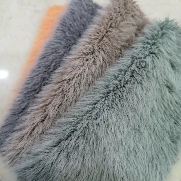 现货 新品 10mm丹麦貂绒布 长短小麦貂高低毛 女装箱包仿皮草面料