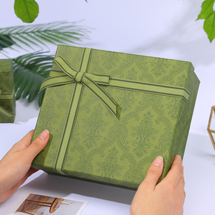 丝巾包装礼物盒的方法图片