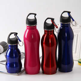 定制户外运动便携运动水杯 大容量运动水瓶 单层不锈钢运动水杯