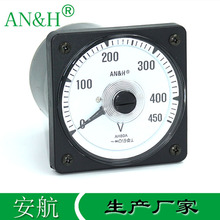 船舶机车仪表 AH80A交流电压表 0-450V 500V 2182A船用电压表