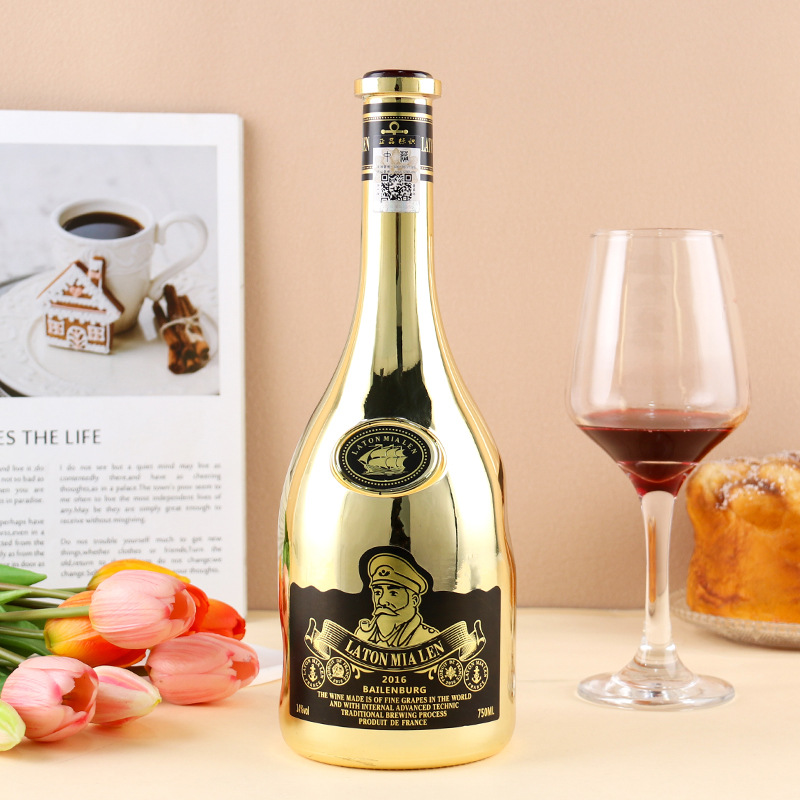 法国进口干红葡萄酒老船长酒柜精致摆件直播一件代发新品新款上架