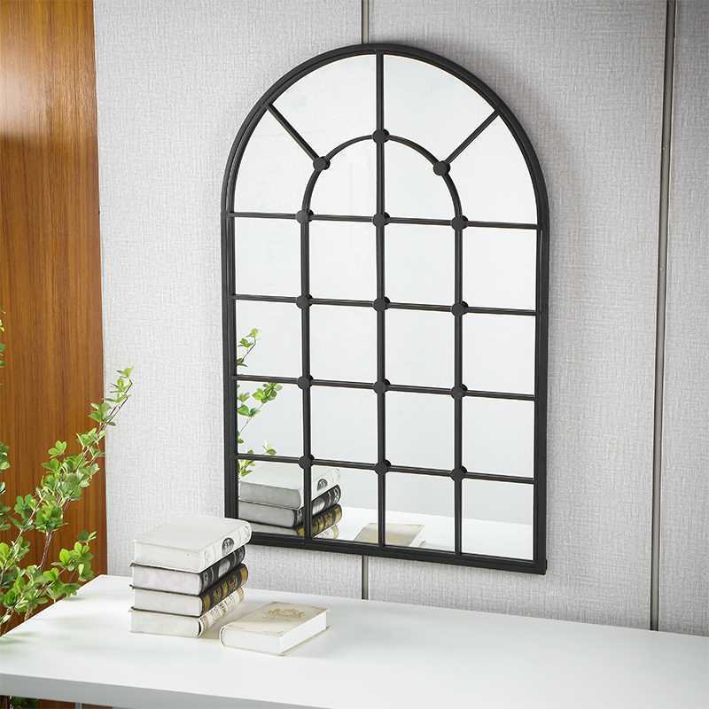 假窗户装饰镜子仿真餐客厅壁饰创意装饰挂件背景墙面铁艺墙壁挂饰