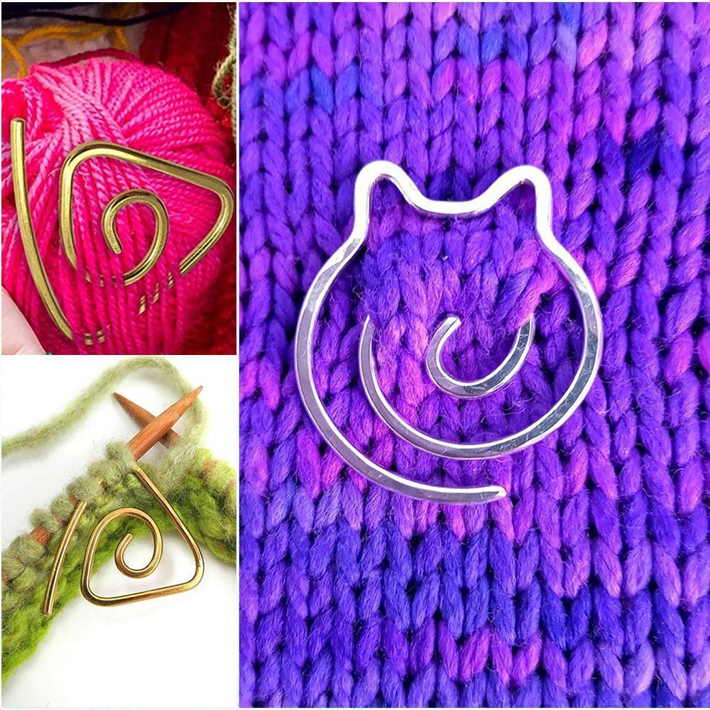 跨境新品spiral cable knitting needle实用螺旋编织毛线毛衣工具