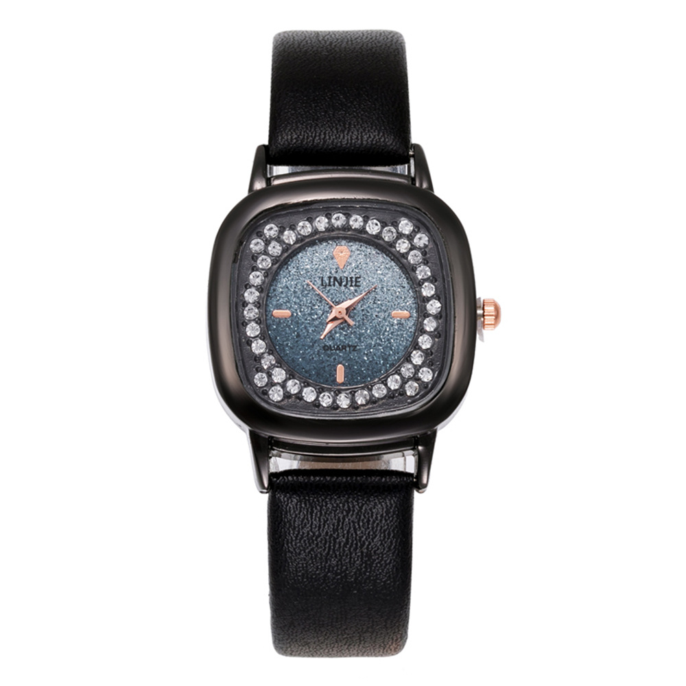 爆款满钻图案女士手表欧美热销个性石英女士手表时尚个性学生手表