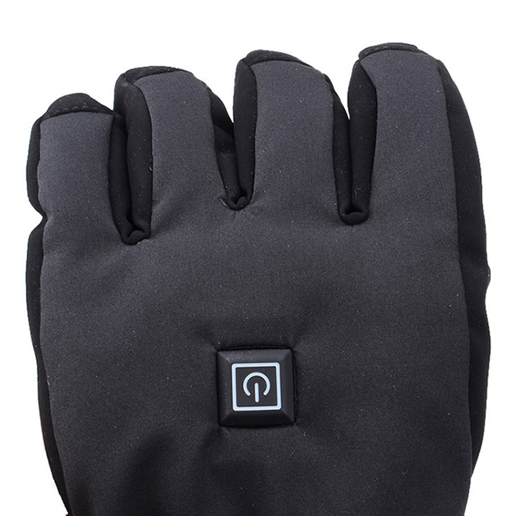 Factory Direct Sales Autumn and Winter Outdoor Riding Electric Car Driving Cold-Proof Warm Intelligent Temperature Control Charging Heating Gloves