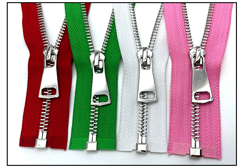 金属拉链5号70cm衣服外套门襟拉錬顺滑不卡顿皮衣皮具包包铜拉链