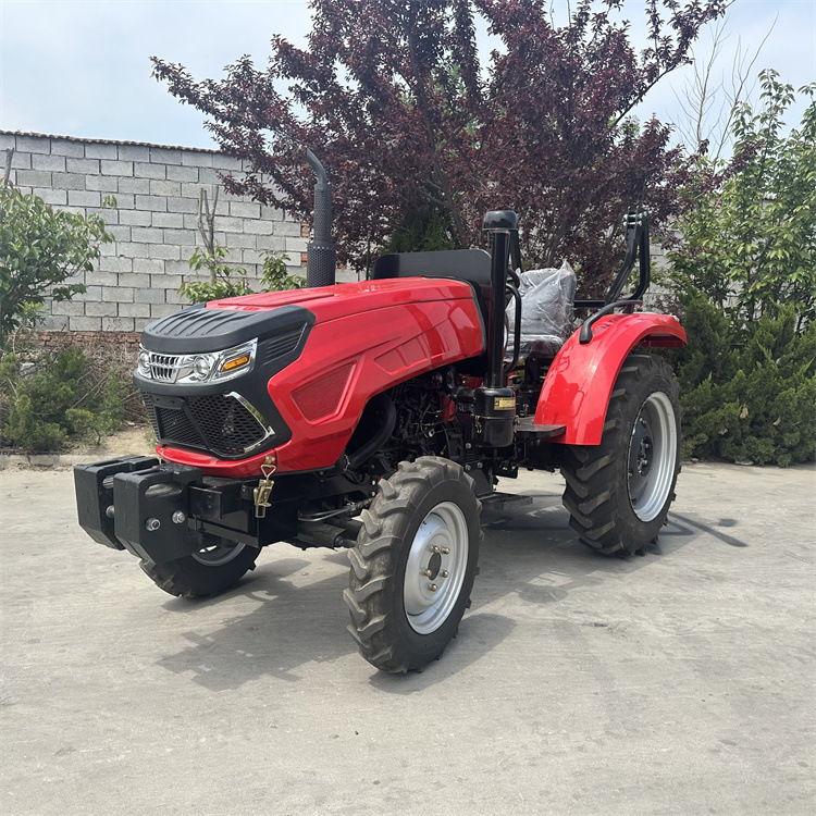 农用田园小四轮拖拉机 60马力四驱旋耕机 果园大棚开沟犁地机