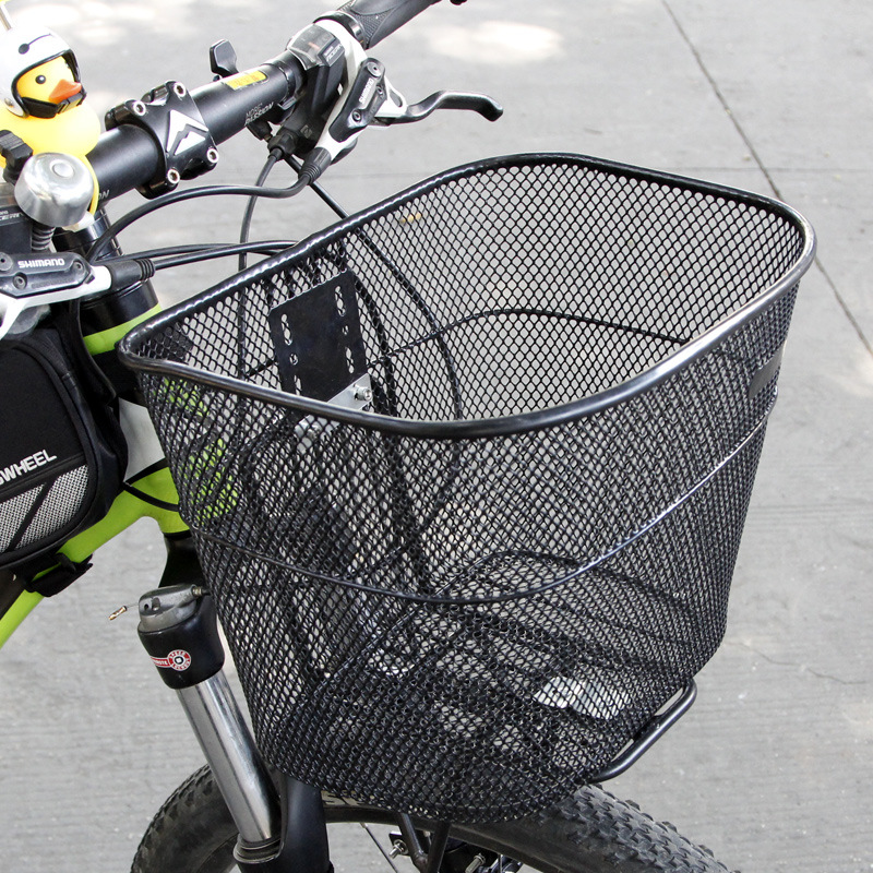 折叠车山地自行车城市车旅行车前车篮车筐车框车篓铁无盖子铁筐框