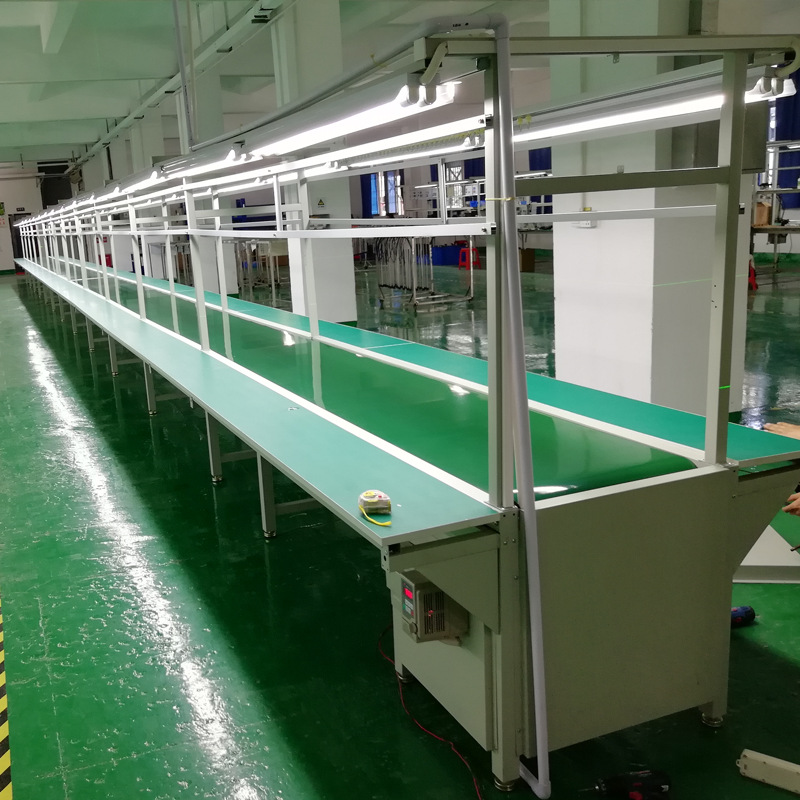 防静电皮带流水线输送设备车间自动化组装生产拉线装配流水线06185