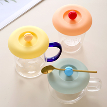 硅胶盖子盖食品级杯盖子单买马克杯盖可放勺杯子盖通用防尘盖