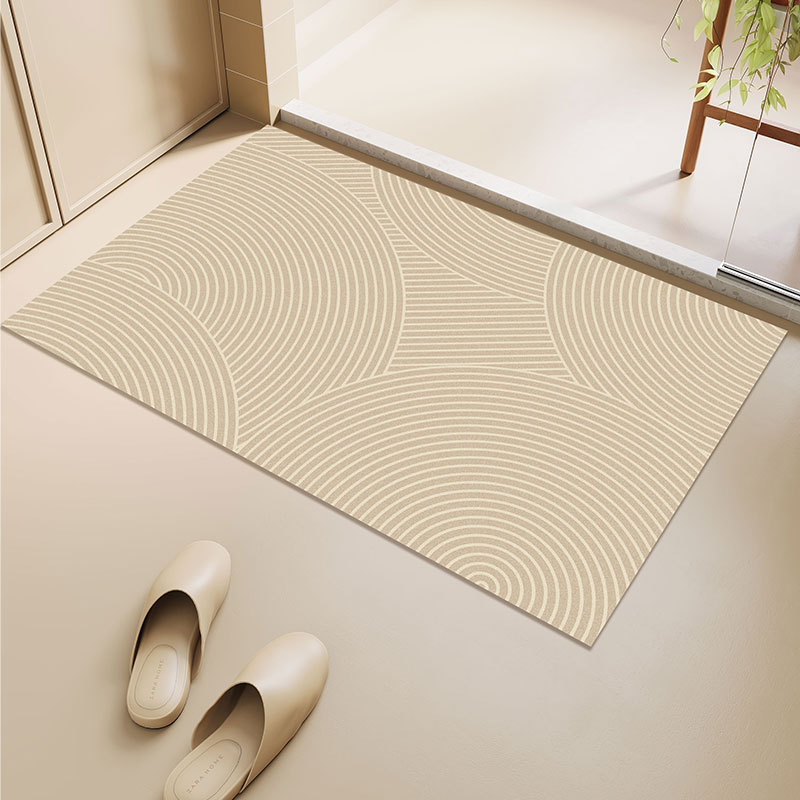 Cross-Border Simple Bathroom Mats Water-Absorbing Quick-Drying Bathroom Door Non-Slip Foot Mats Household Diatom Ooze Door Mat