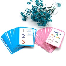 儿童益智玩具 ABC-123识字卡片 英语字母数字学习卡片 早教幼儿卡