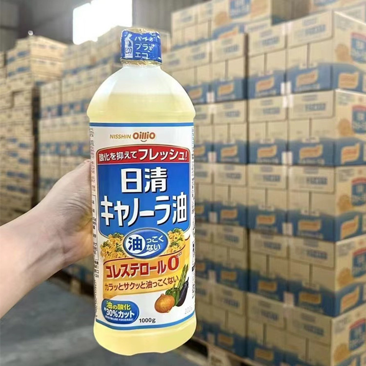 批发日本进口 日清菜籽油100g*16瓶/箱 食用油色拉油植物油-阿里巴巴