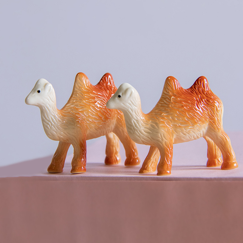 创意工艺品骆驼手办小摆件动漫周边卡通玩具公仔小礼品批发