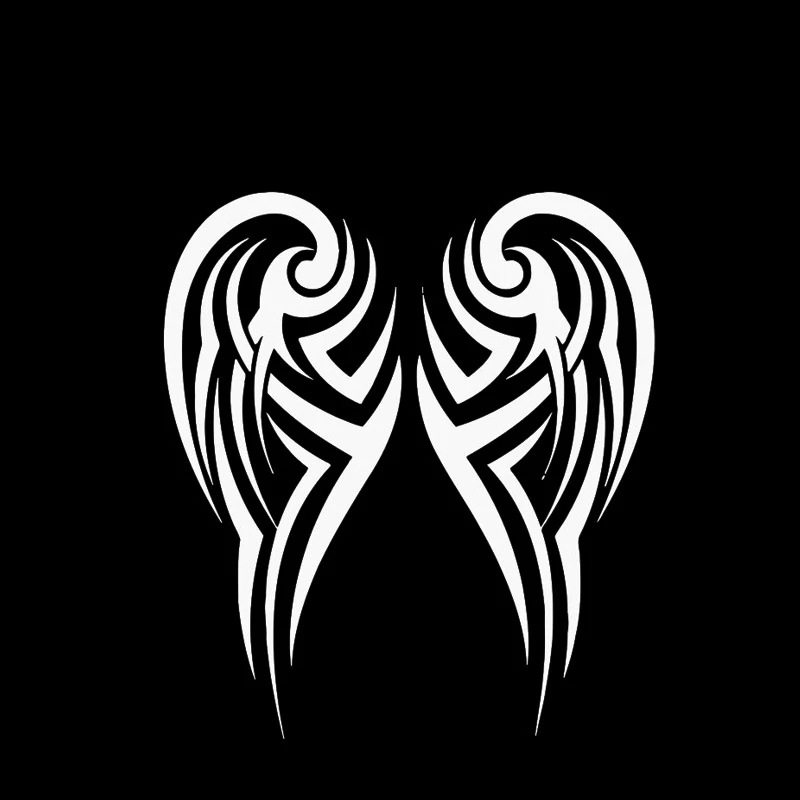 一双翅膀wing天使之翼精雕镂空贴花wall decor跨境亚马逊dw13865