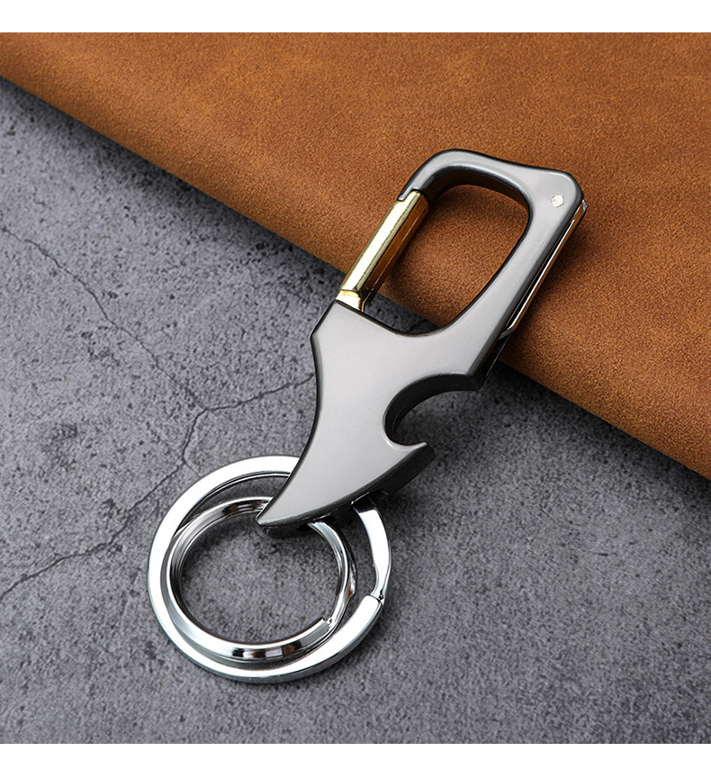 Bottle Opener with Knife Keychain Personality and Versatility Creative Keychain Detachable Express Belt Buckle Internet Hot