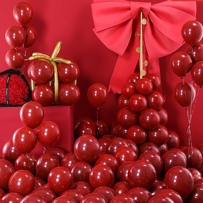 毕业气球装饰拍照道具学校教师典礼印字气球幼儿园装饰哑光气球带